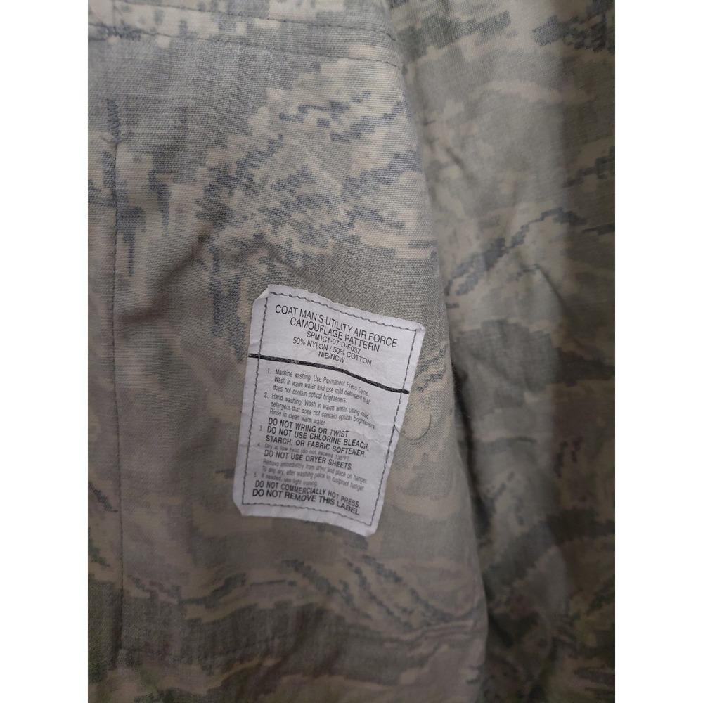 Propper US Air Force ABU Digital Tiger Stripe Camo Utility Coat Jacket 42 R Mens - Picture 3 of 4